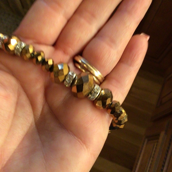 Unique Jewelry set in bronze &silver rhinestone - Picture 6 of 8